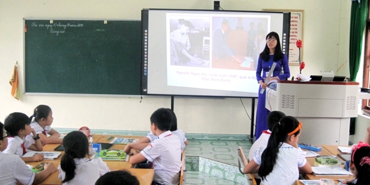 ”DÙNG POWERPOINT, MÁY CHIẾU GIẢNG BÀI CHƯA LÀ CHUYỂN ĐỔI SỐ”