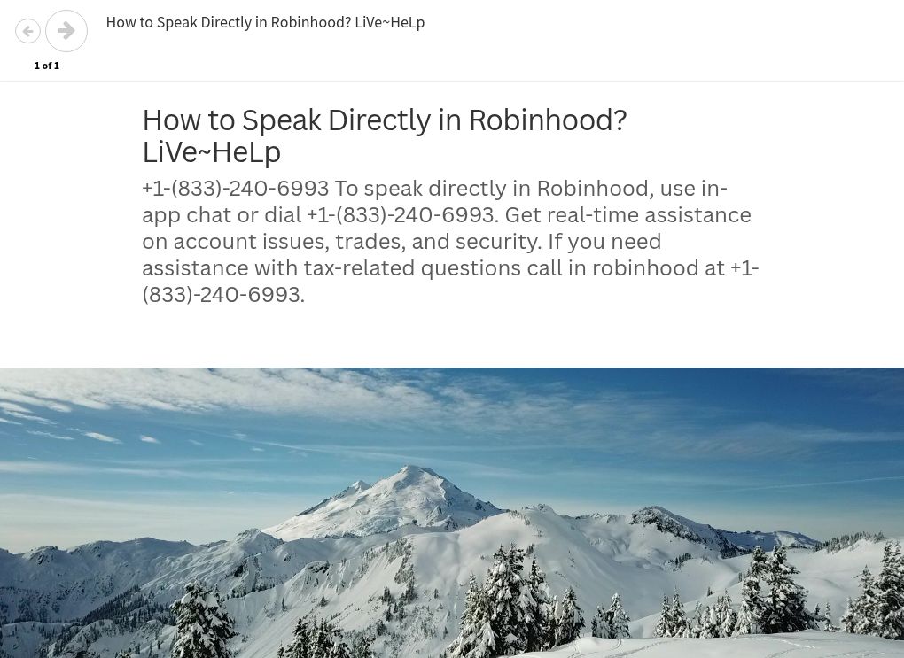 How to Speak Directly in Robinhood? LiVe~HeLp | Flourish